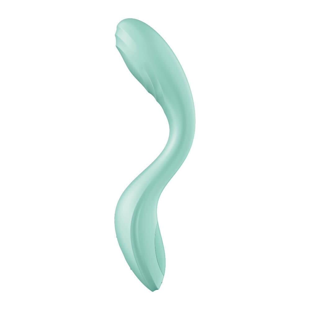 Wibrator punktu G Satisfyer Rolling Pleasure miętowy 22 cm USB - obrazek 6