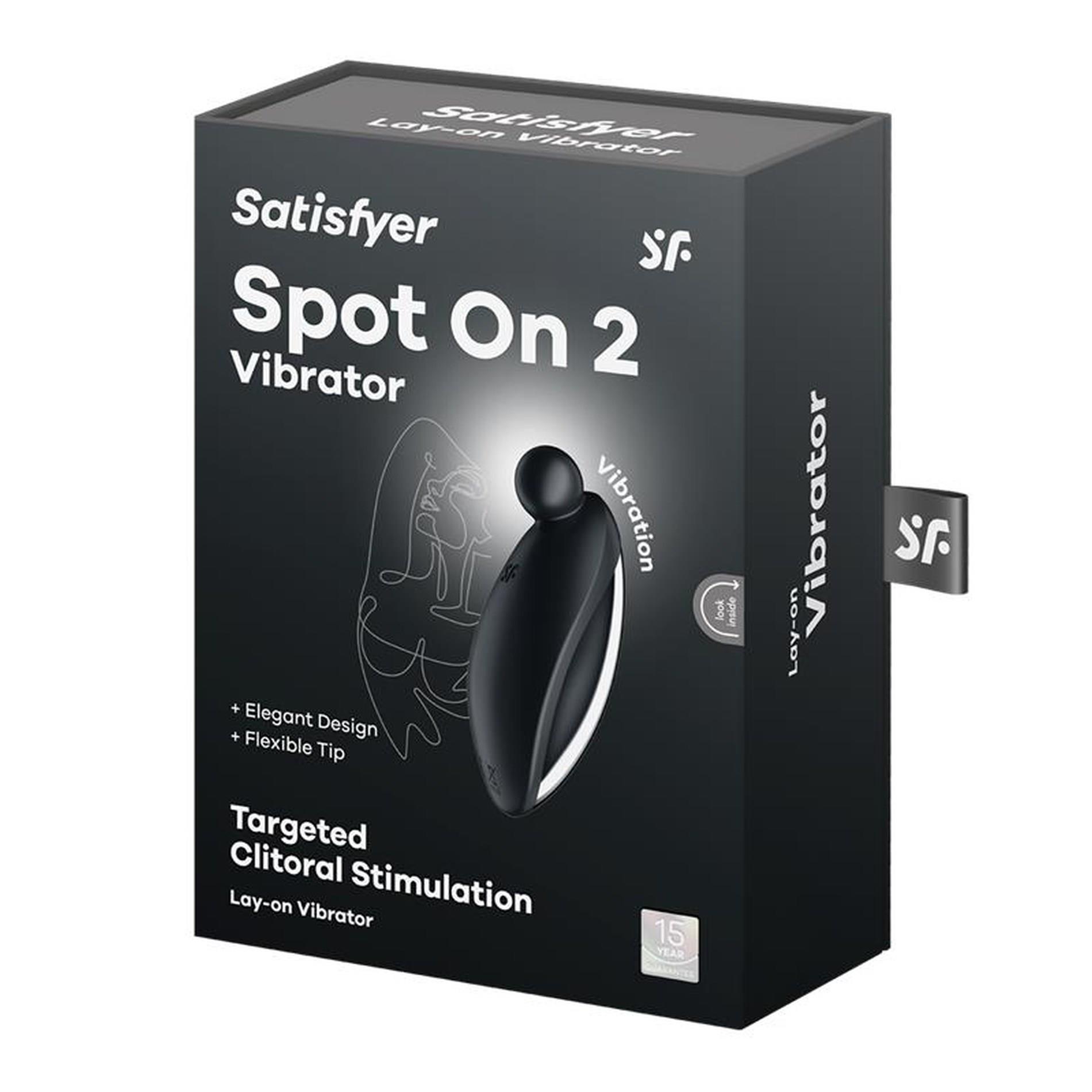 Wibrator silikonowy Satisfyer Spot On 2 czarny USB - obrazek 7