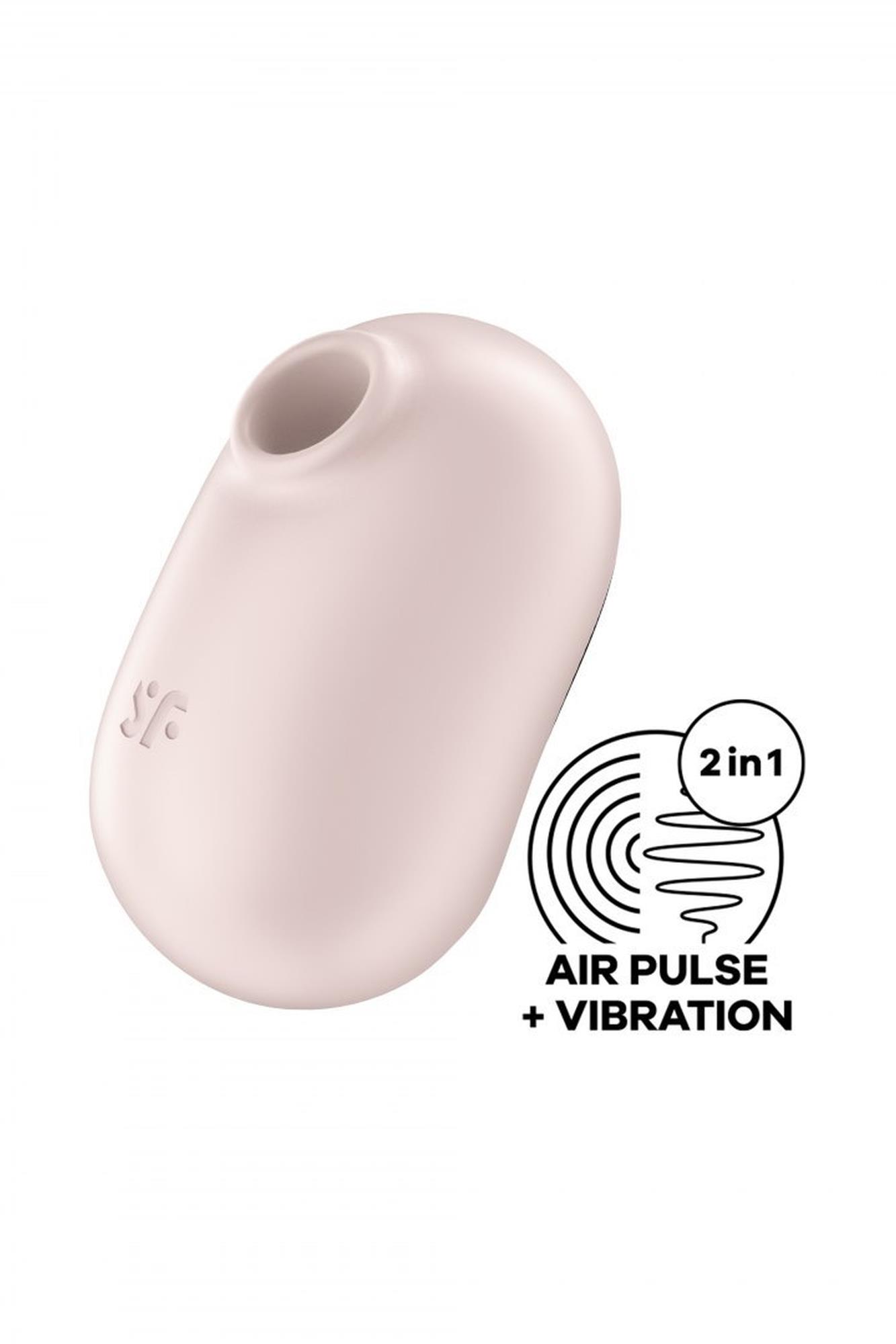 Stymulator łechtaczki Satisfyer Pro To Go 2 beżowy USB - obrazek 2