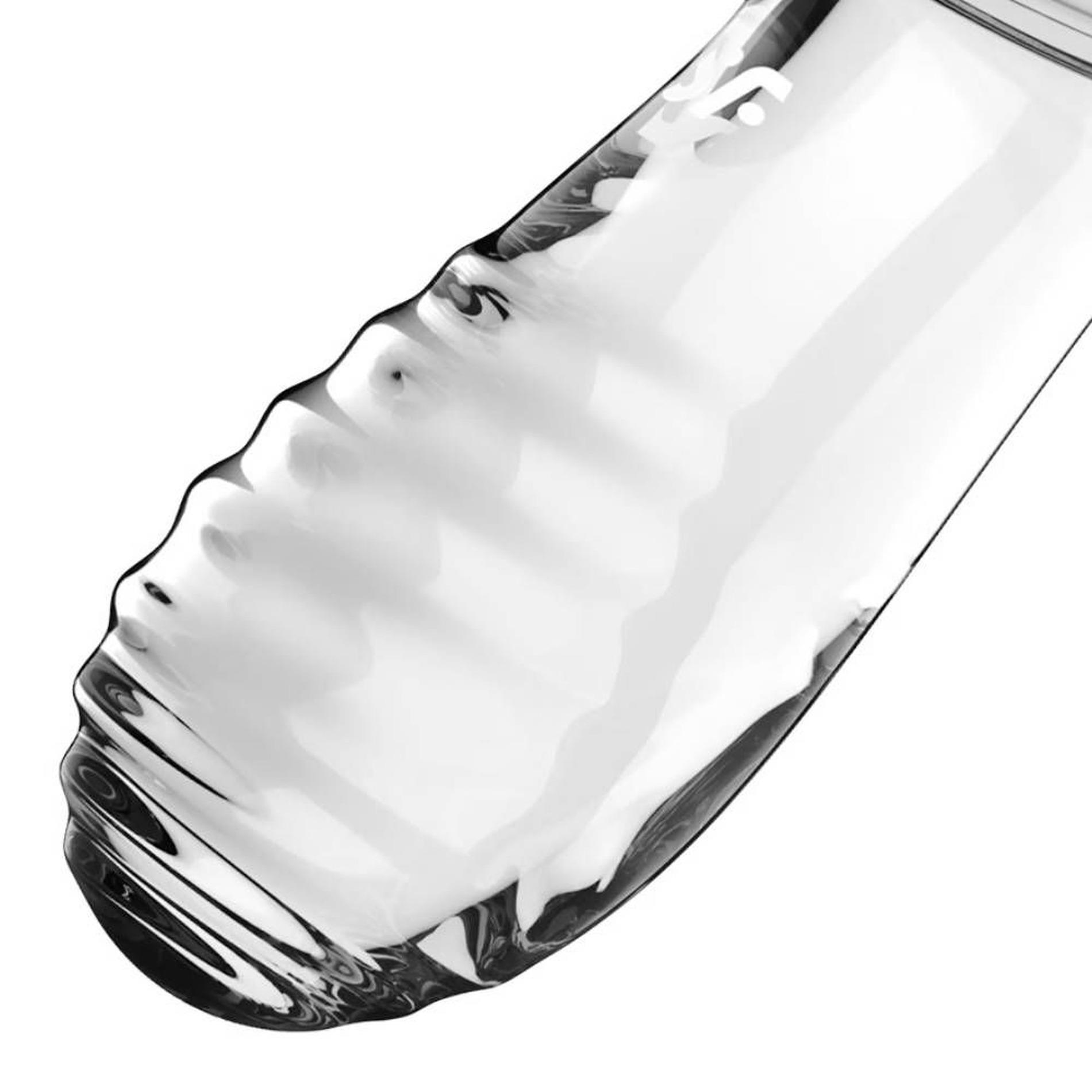 Szklane dildo Satisfyer Double Crystal transparentne - obrazek 3