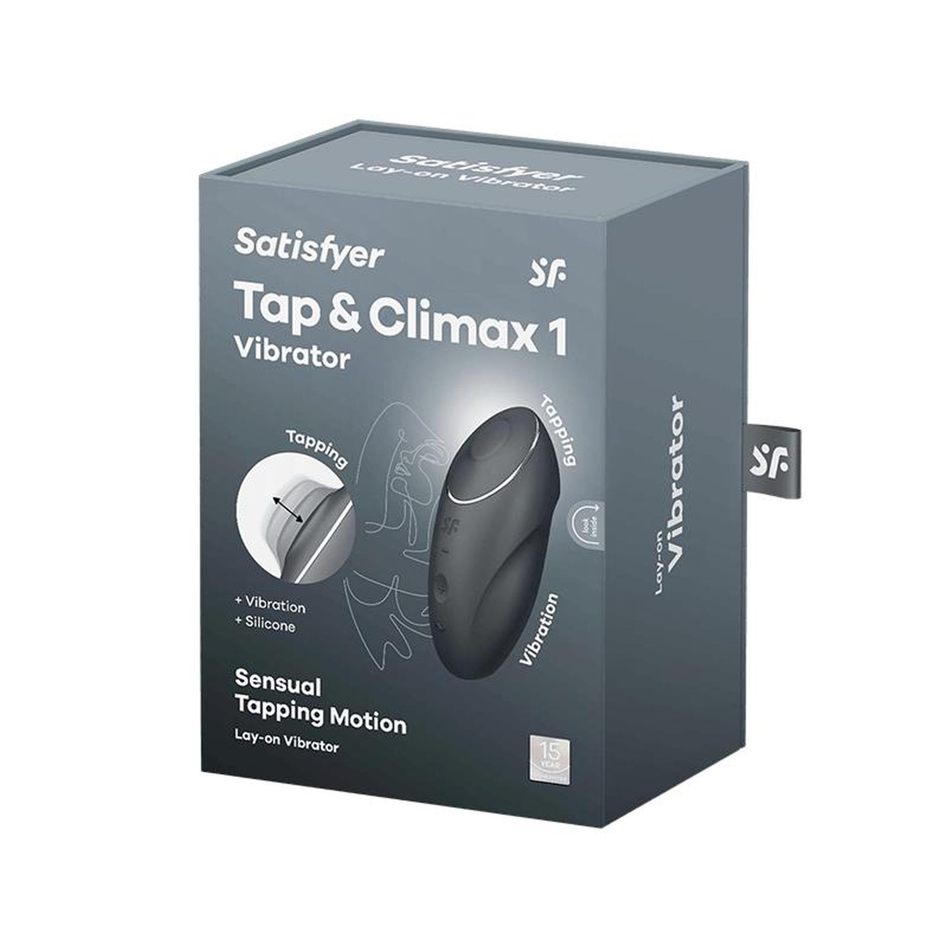 Stymulator łechtaczki Satisfyer Tap Climax 1 szary stukający - obrazek 8