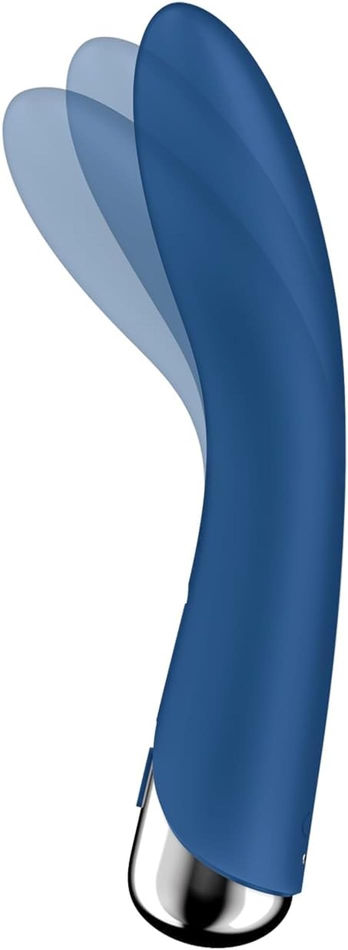 Obrotowy wibrator punktu G Satisfyer Spinning Vibe 1 niebieski - obrazek 5