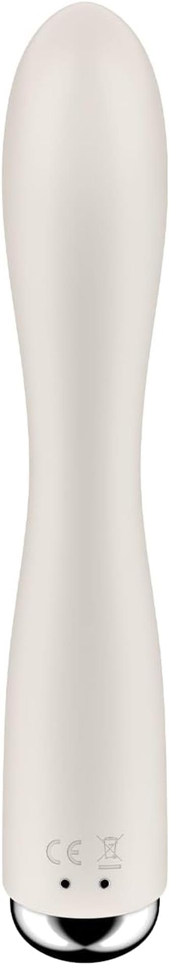 Wibrator króliczek obrotowy Satisfyer Spinning Rabbit 1 beżowy USB - obrazek 7