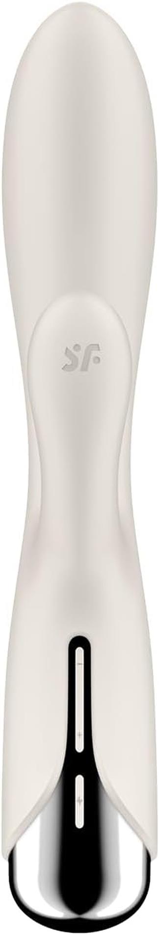 Wibrator króliczek obrotowy Satisfyer Spinning Rabbit 1 beżowy USB - obrazek 9
