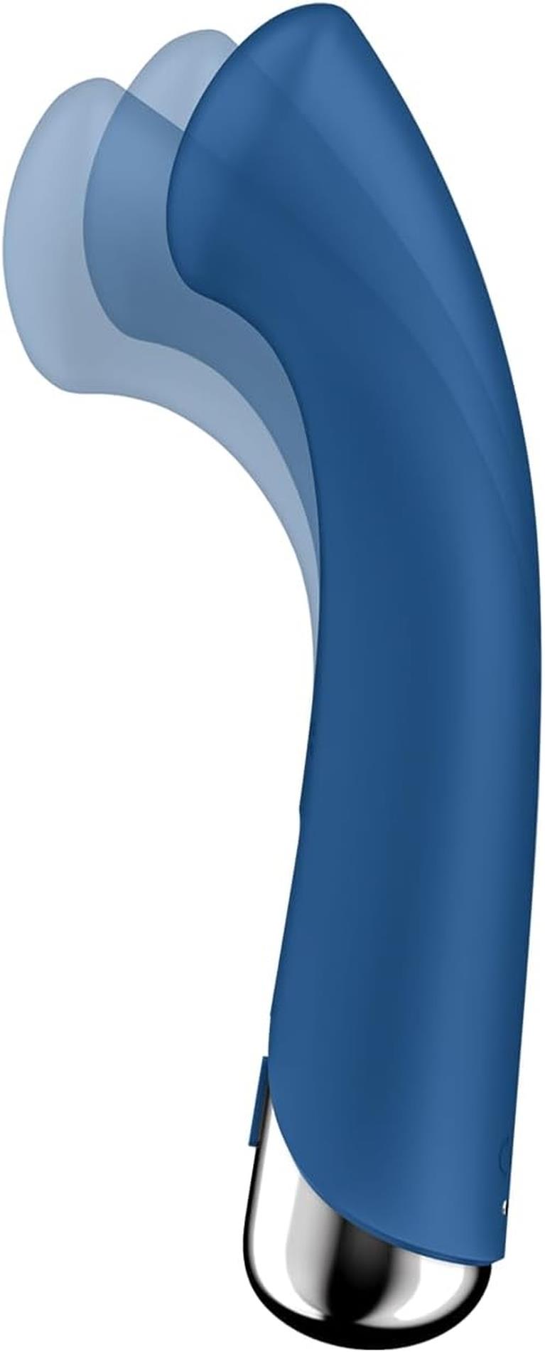 Obrotowy wibrator punktu G Satisfyer Spinning 1 niebieski - obrazek 5