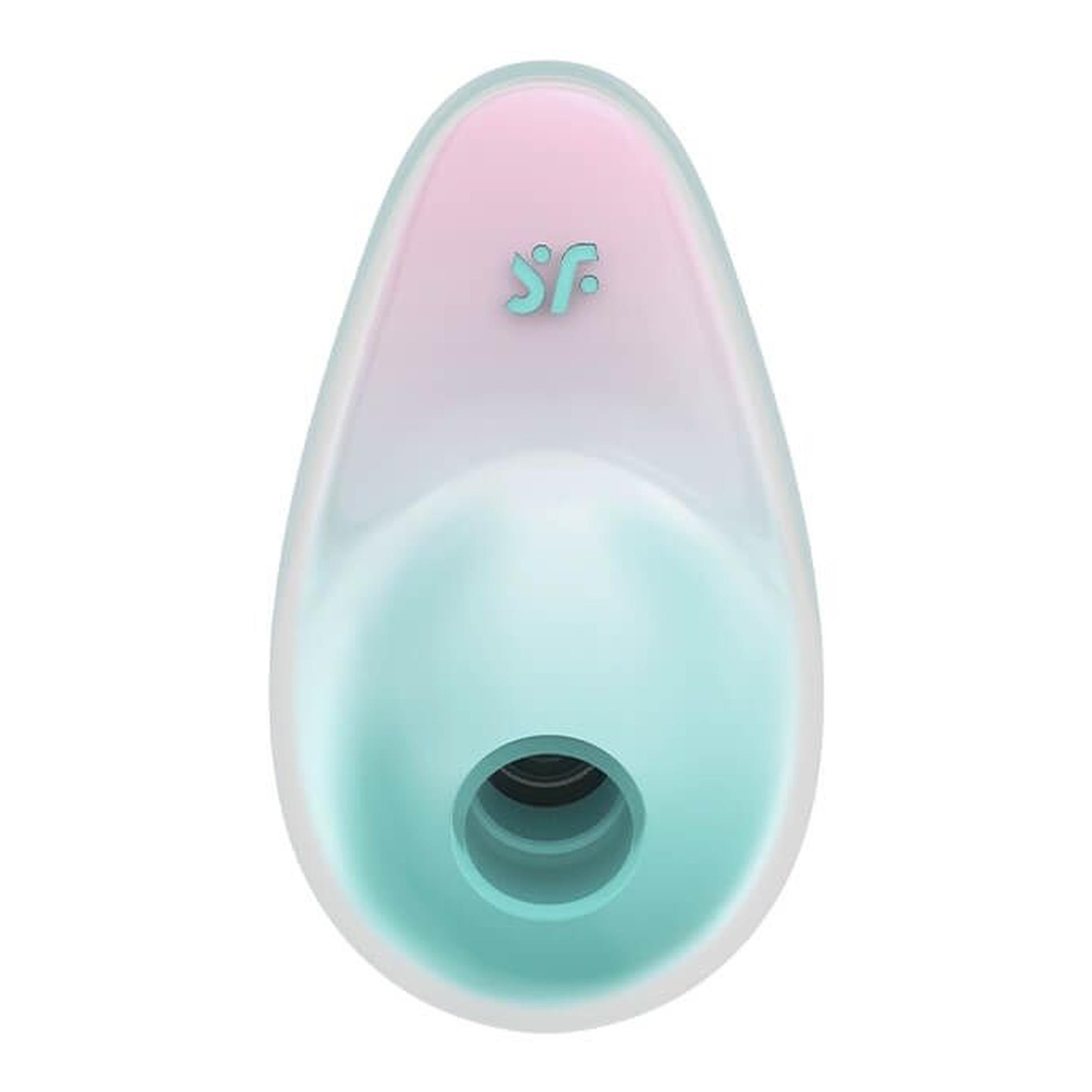Stymulator łechtaczki silikonowy Satisfyer Pixie Dust miętowo-różowy USB - obrazek 3