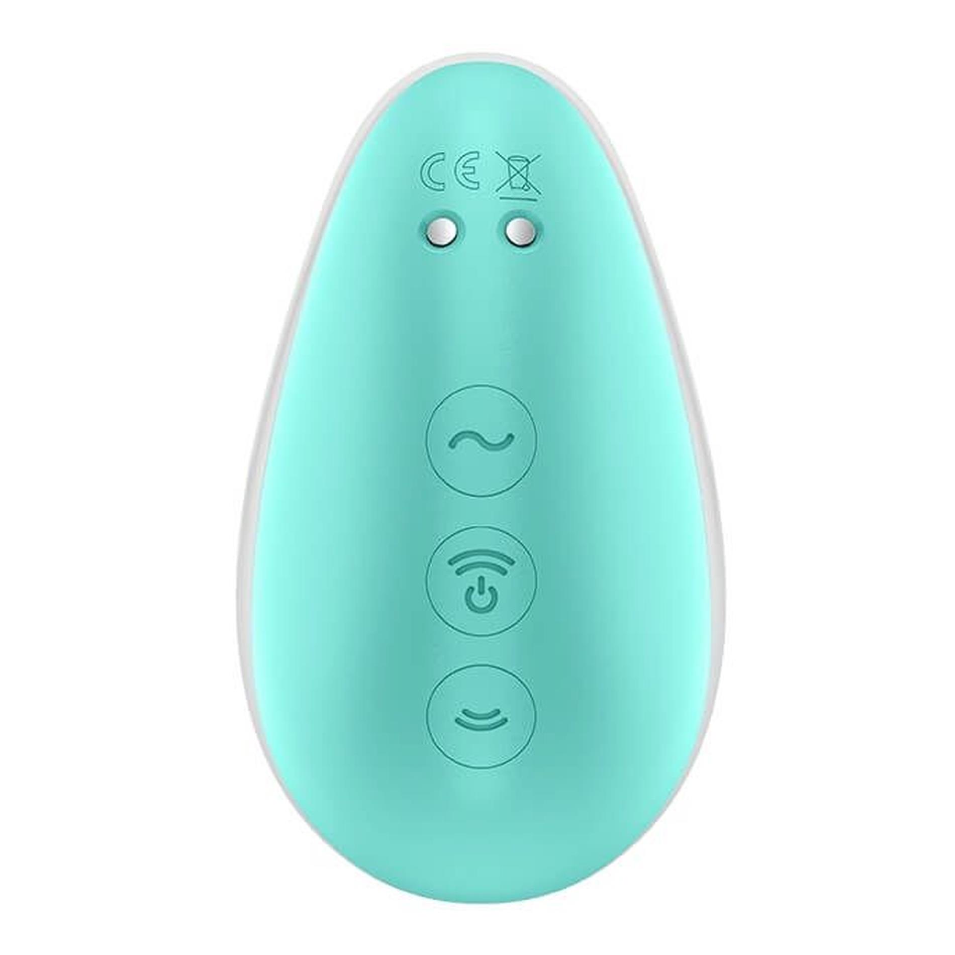 Stymulator łechtaczki silikonowy Satisfyer Pixie Dust miętowo-różowy USB - obrazek 6