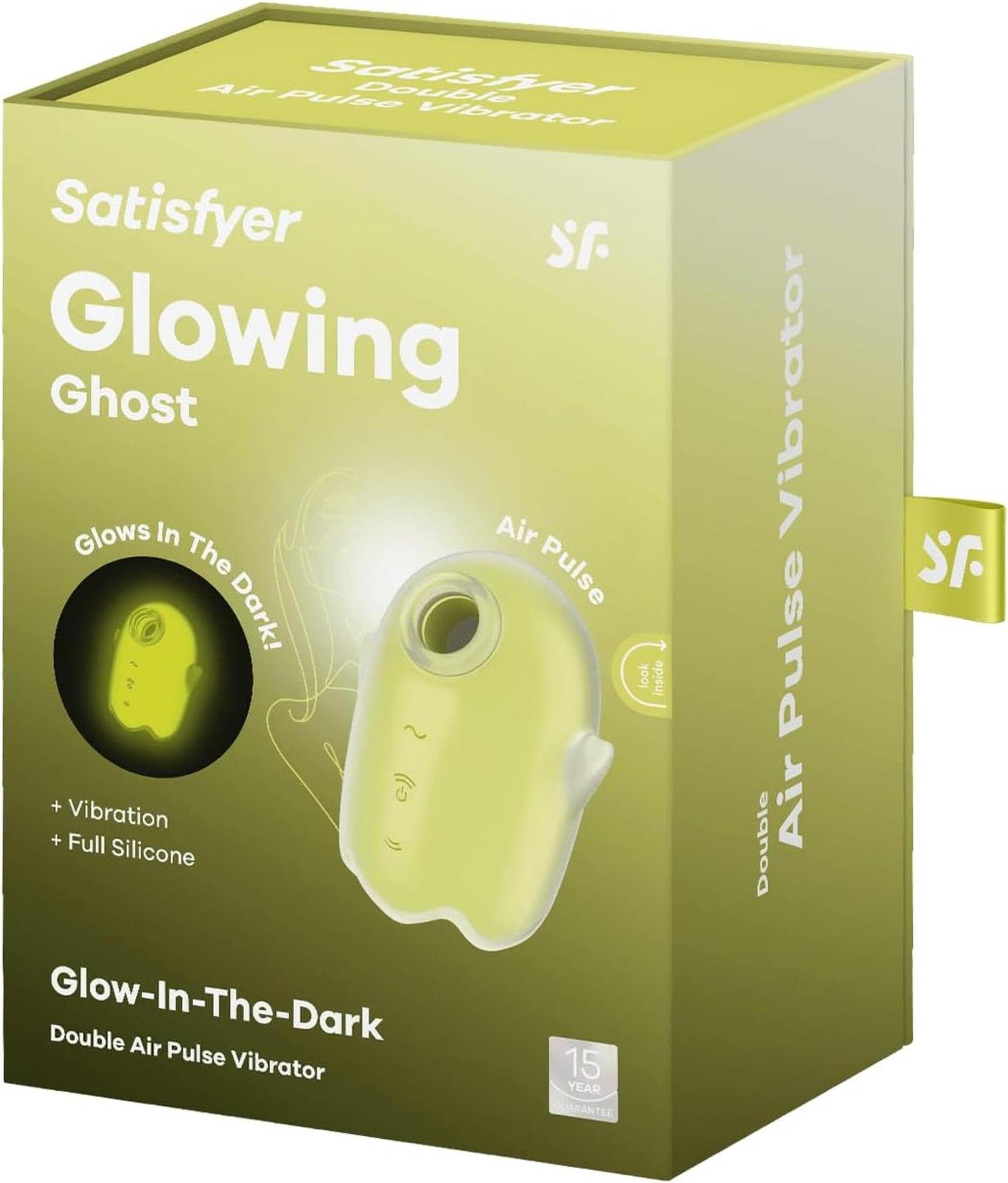 Stymulator łechtaczki Satisfyer Glowing Ghost żółty USB - obrazek 4