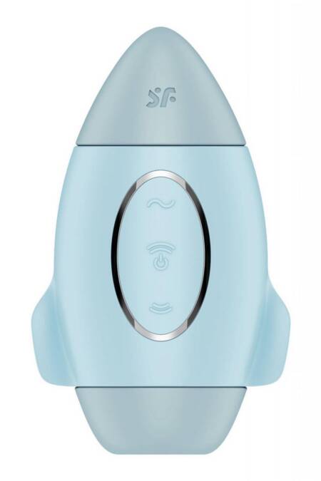 Wibrator z falami ciśnienia Satisfyer Mission Control niebieski