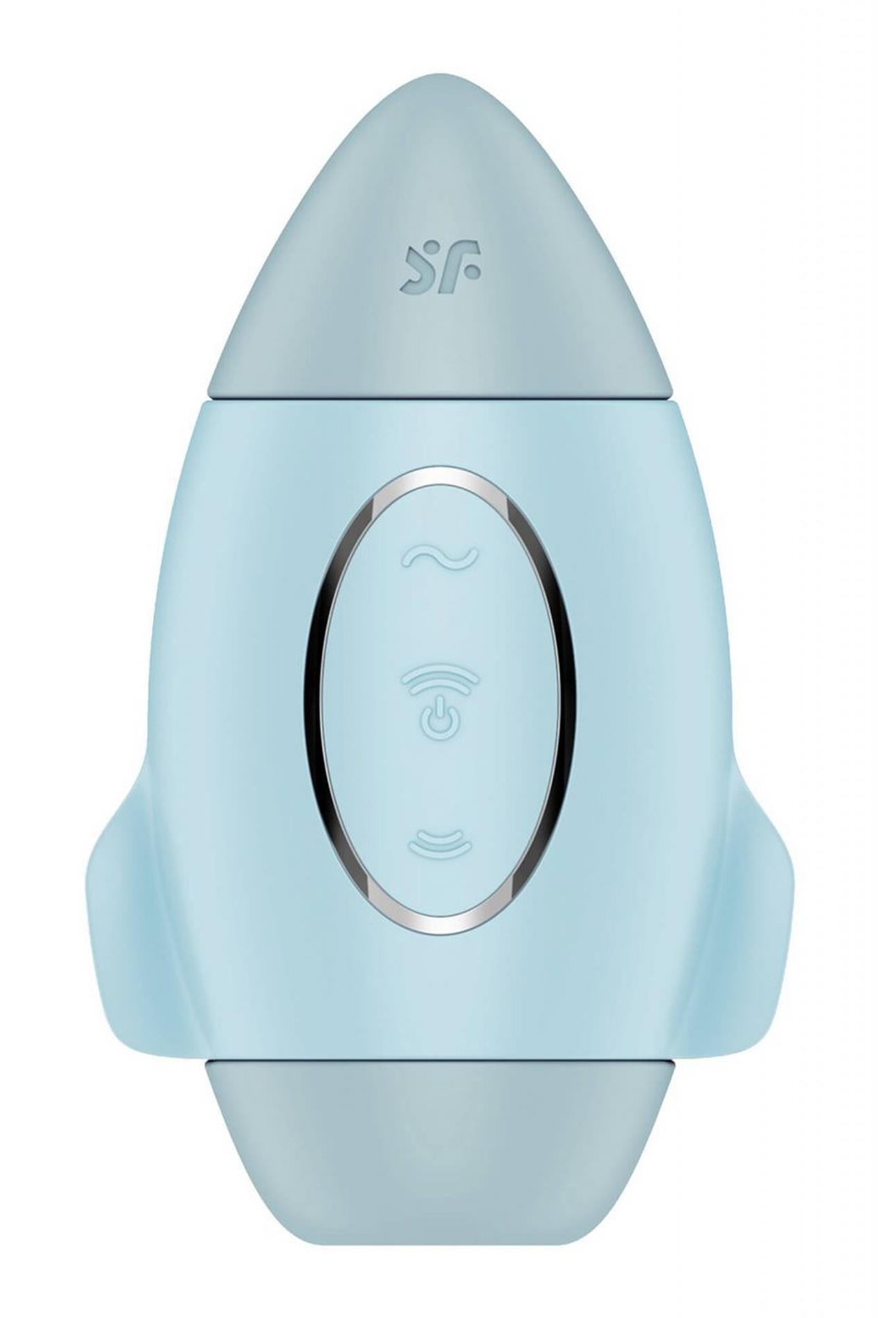 Wibrator z falami ciśnienia Satisfyer Mission Control niebieski