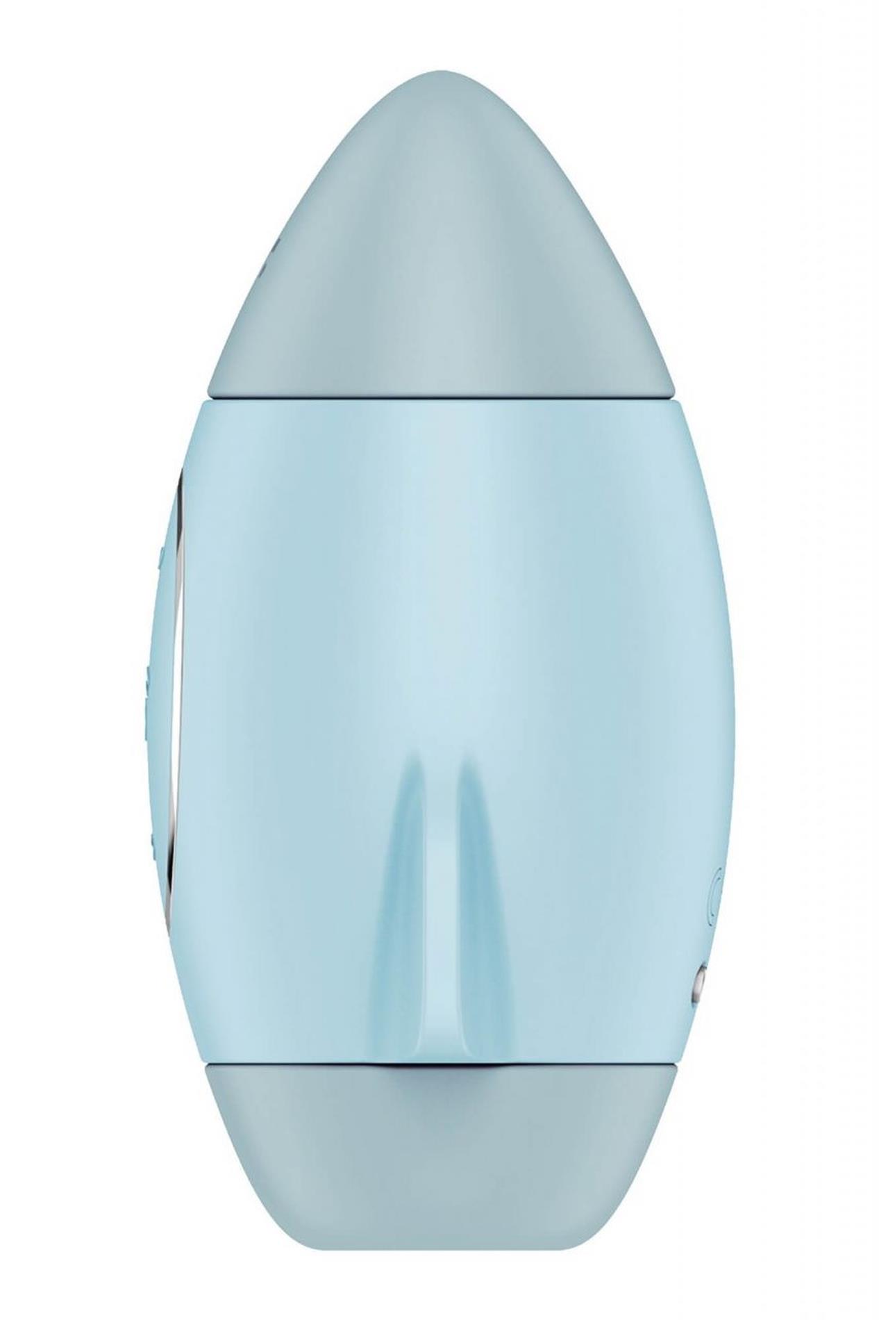 Wibrator z falami ciśnienia Satisfyer Mission Control niebieski - obrazek 5