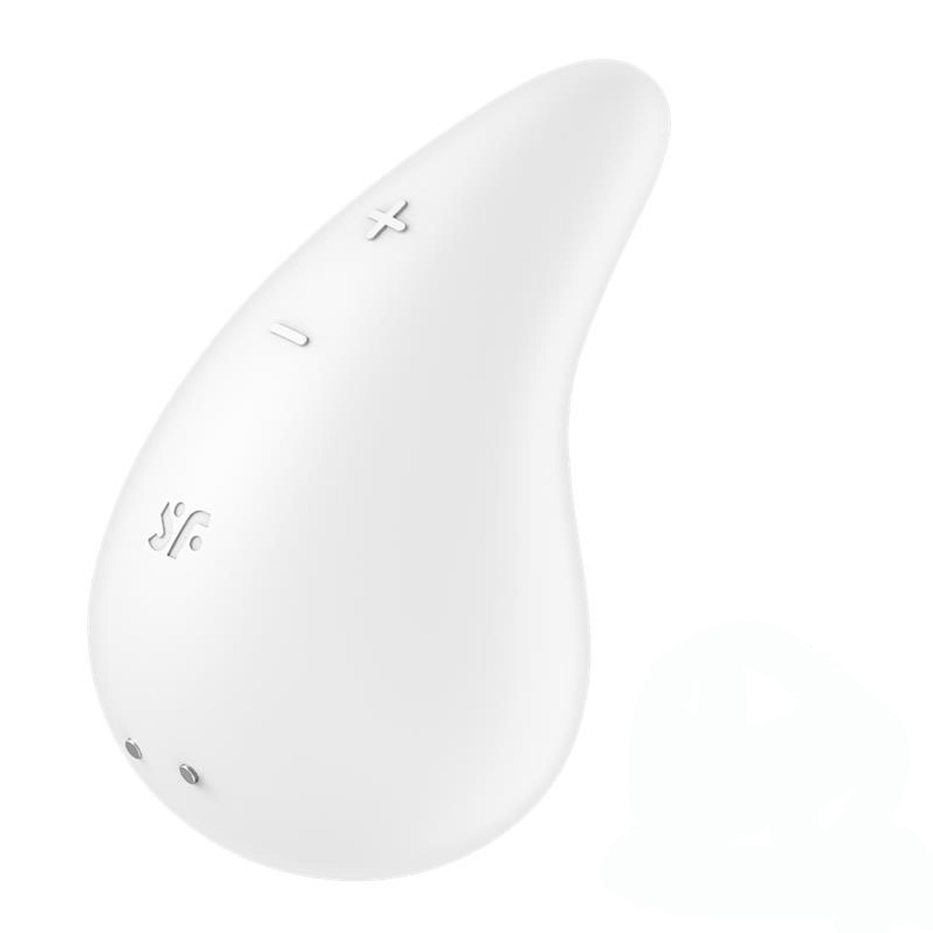 Mini wibrator silikonowy Satisfyer Dew Drop biały