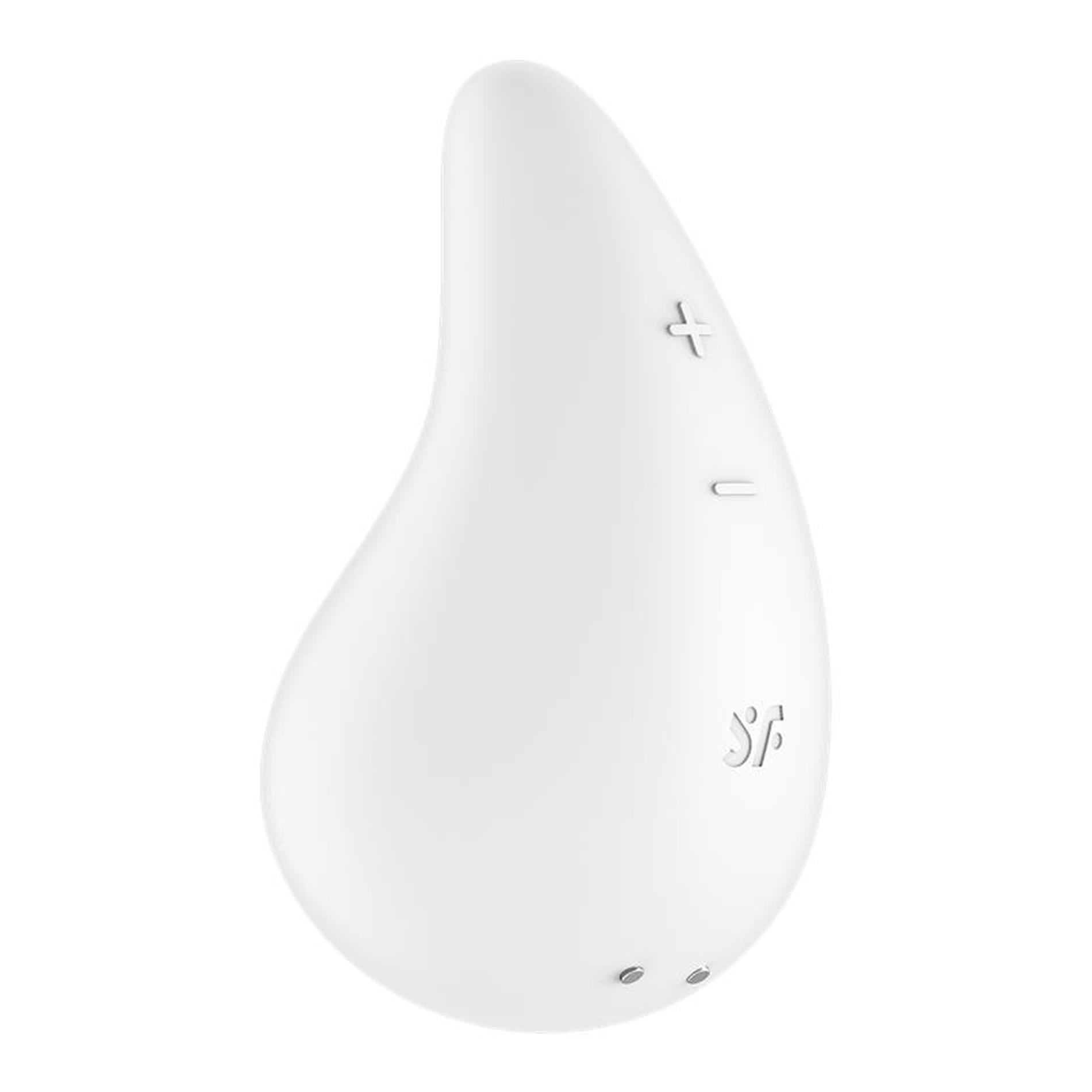 Mini wibrator silikonowy Satisfyer Dew Drop biały - obrazek 3