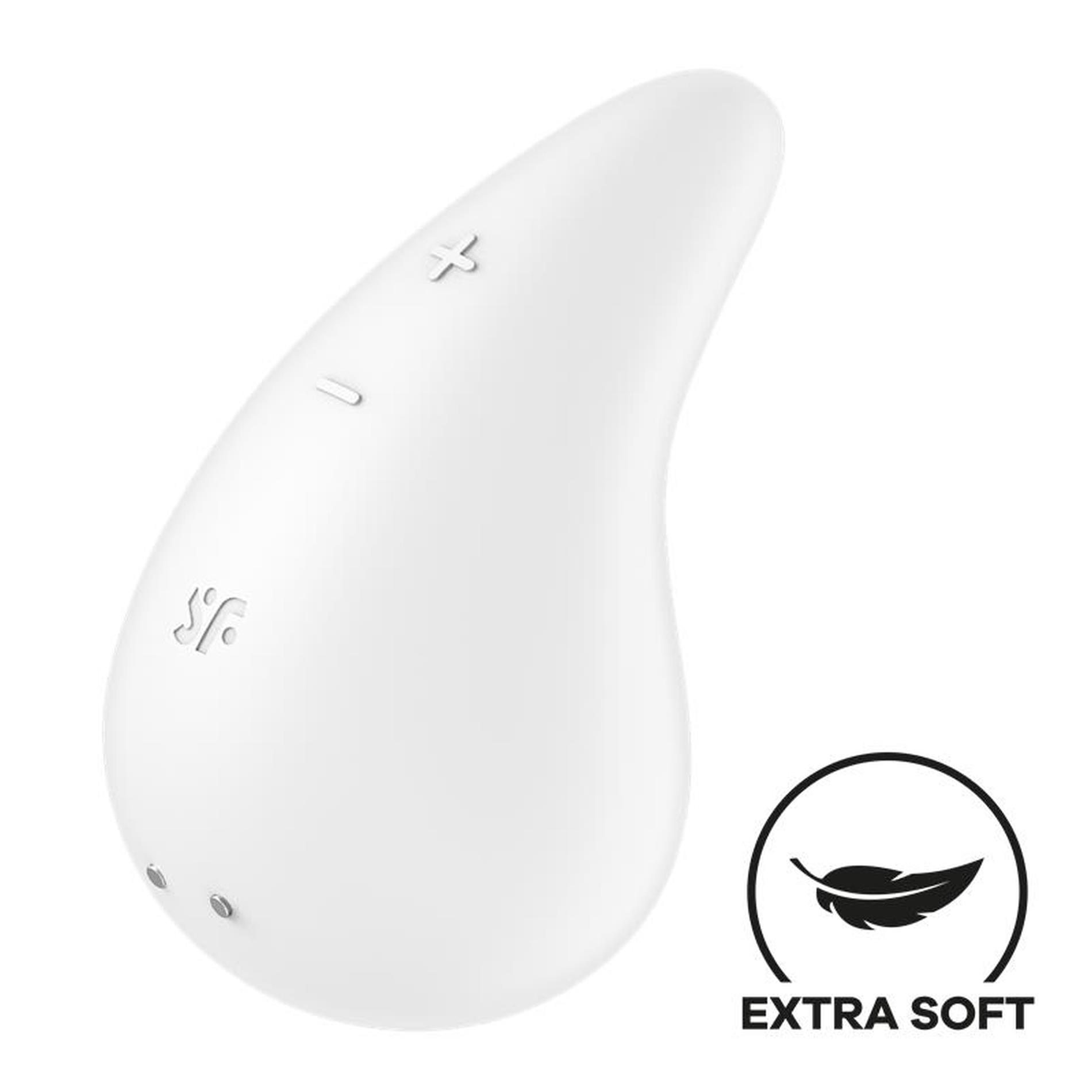 Mini wibrator silikonowy Satisfyer Dew Drop biały - obrazek 7
