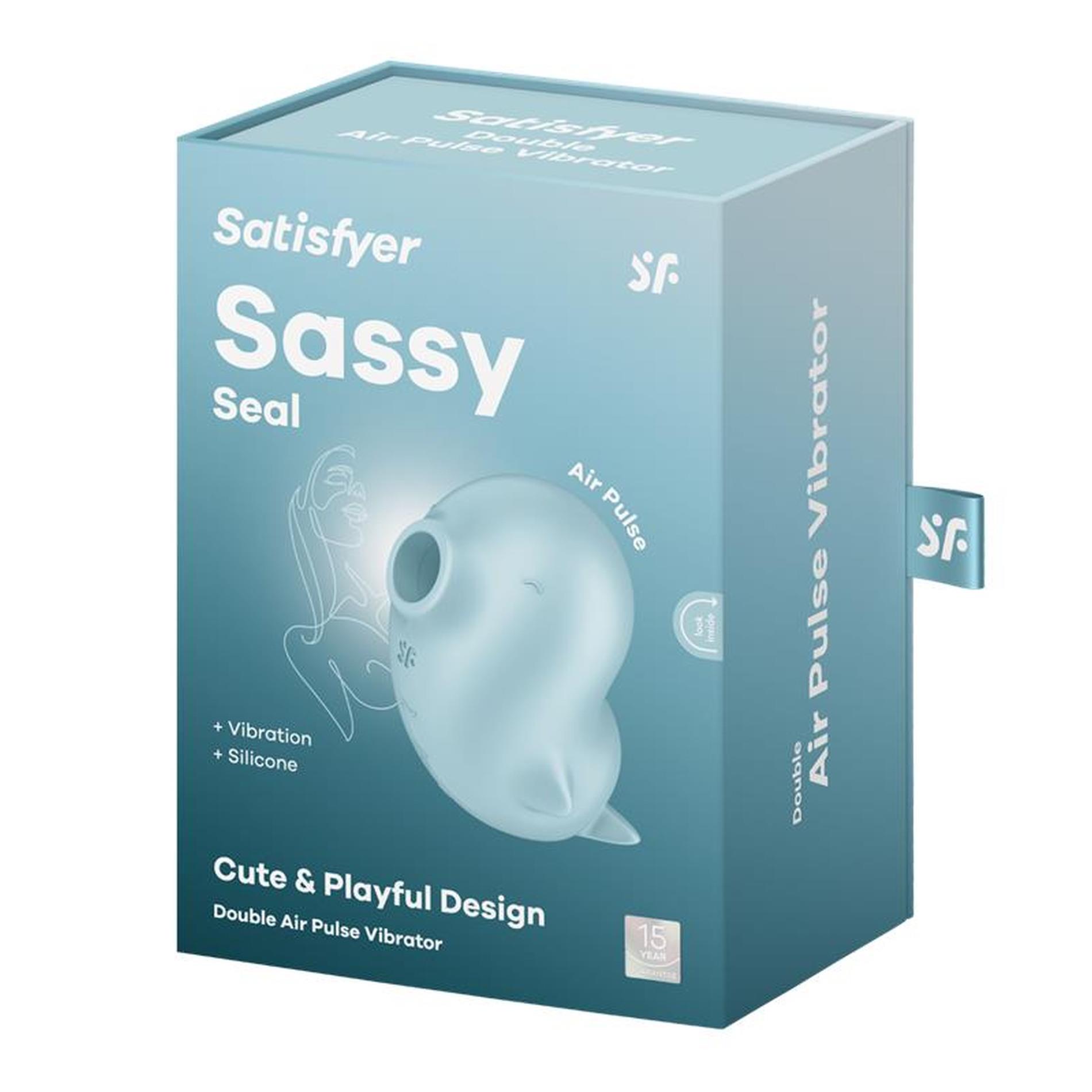 Stymulator łechtaczki Satisfyer Sassy Seal silikonowy IPX7 - obrazek 7