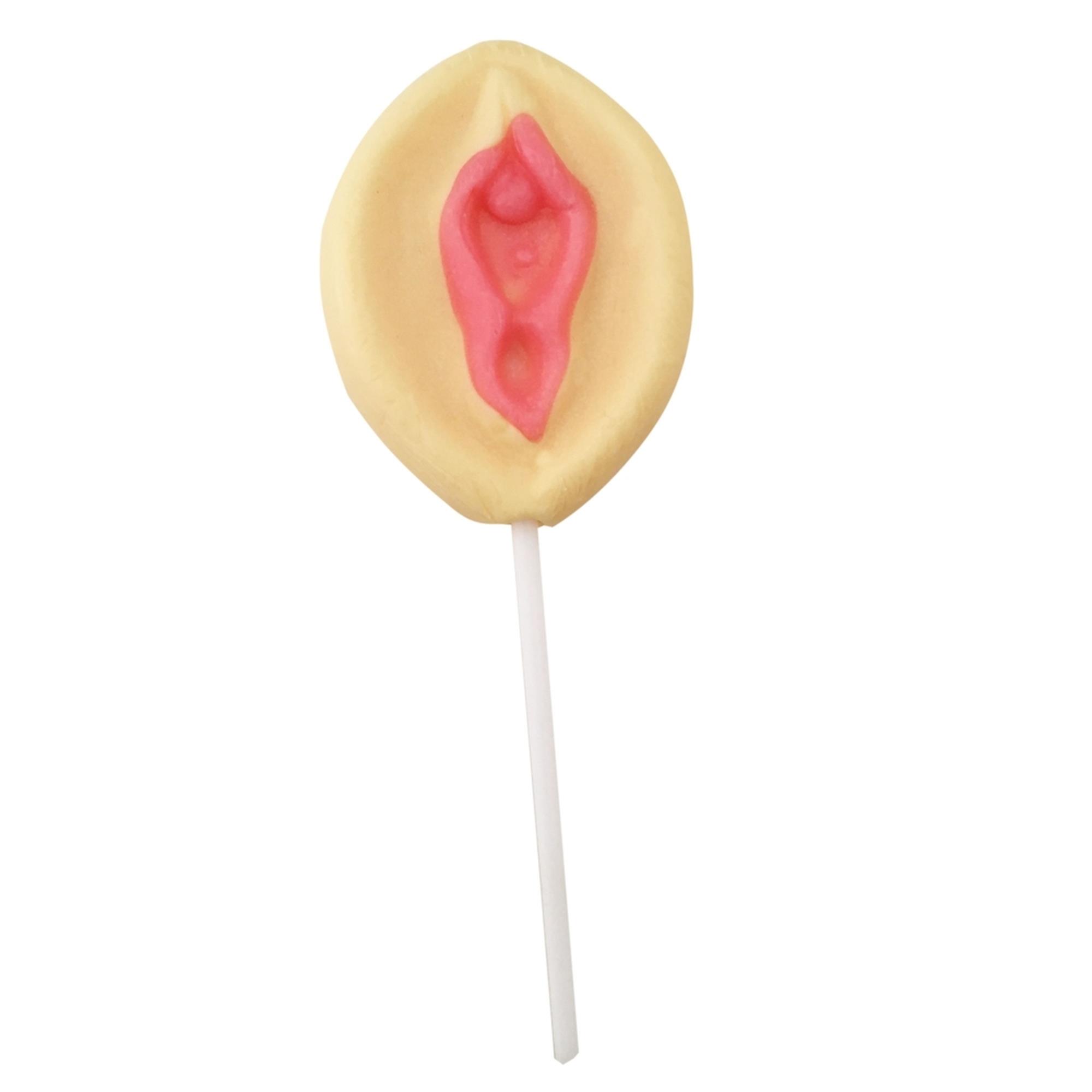 Lizak erotyczny Candy Pussy truskawkowy