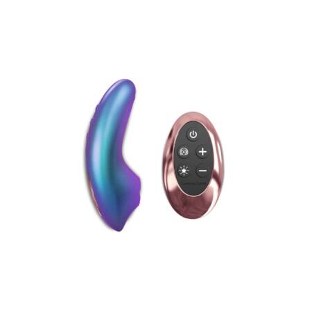 Mini wibrator silikonowy Dreamer Love to Love turkusowy tęczowy USB 10 cm