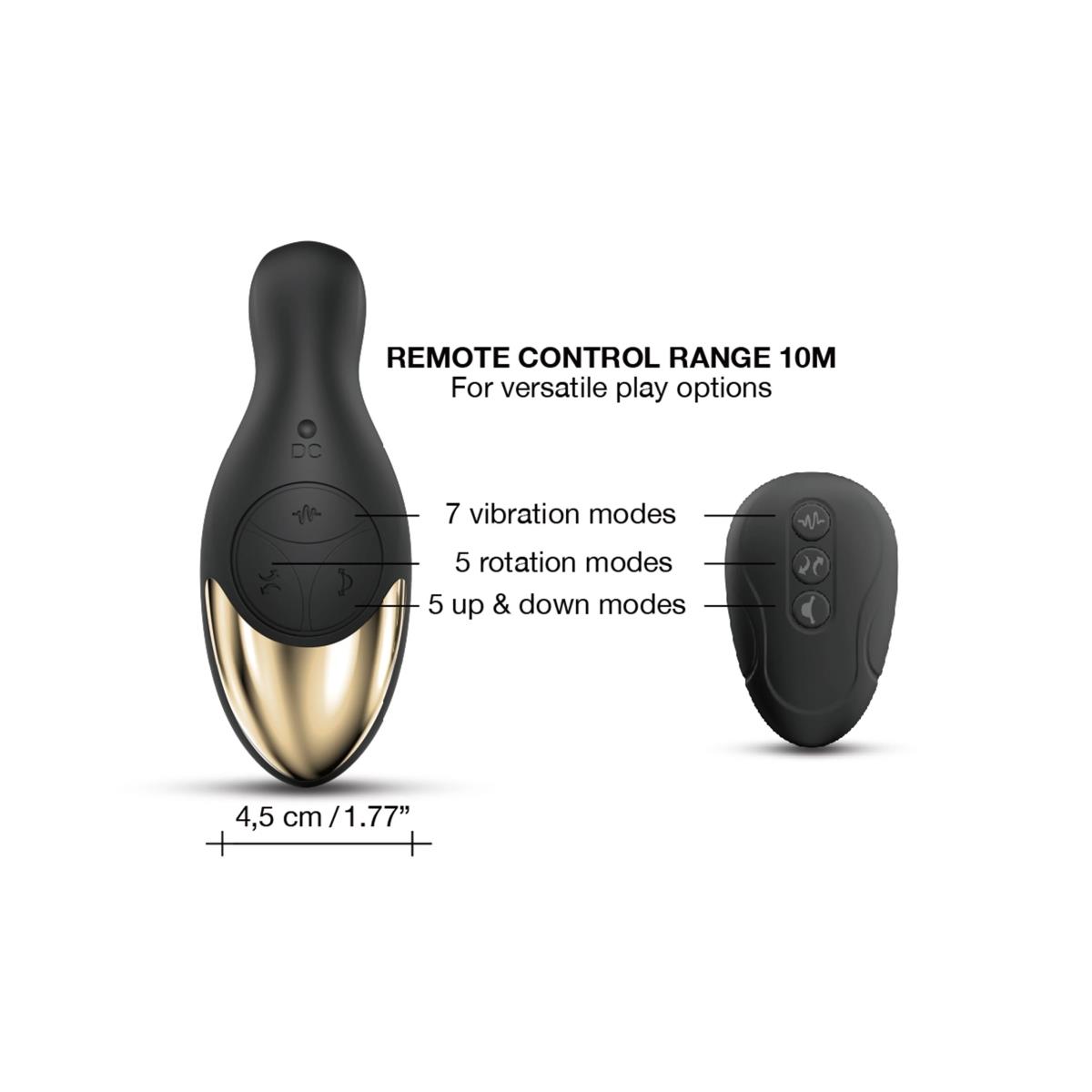 Masażer prostaty Dorcel Multi P Joy z pilotem silikonowy USB - obrazek 6