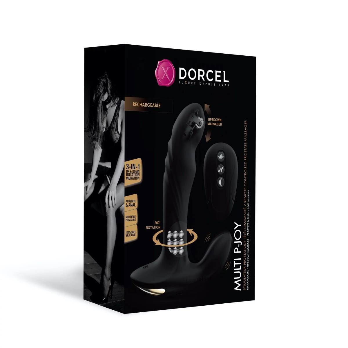 Masażer prostaty Dorcel Multi P Joy z pilotem silikonowy USB - obrazek 7