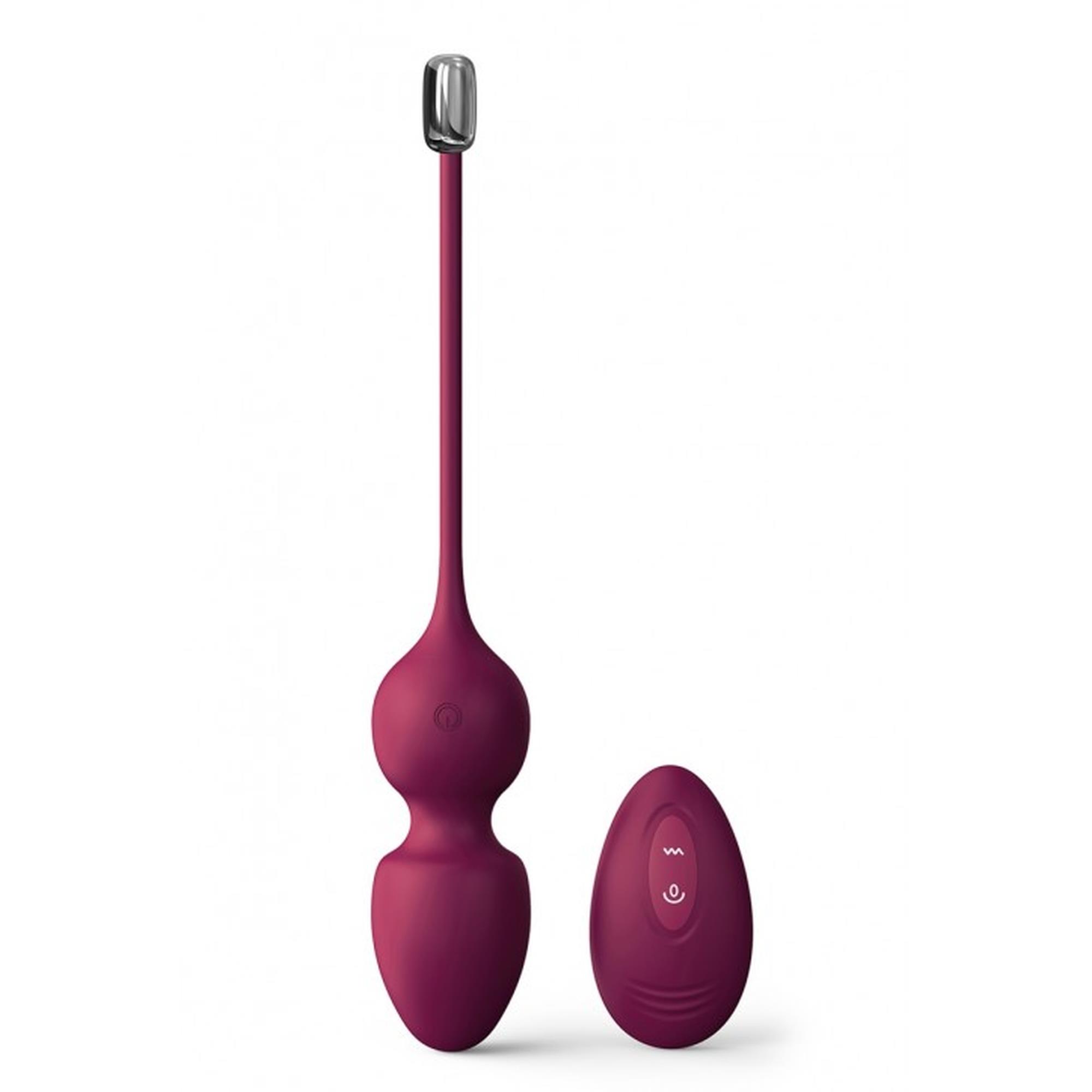 Wibrujące kulki miłości Dorcel śliwkowe - obrazek 3
