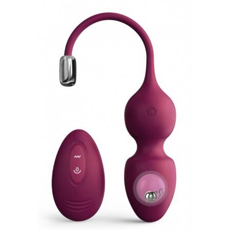 Wibrujące kulki miłości Dorcel śliwkowe