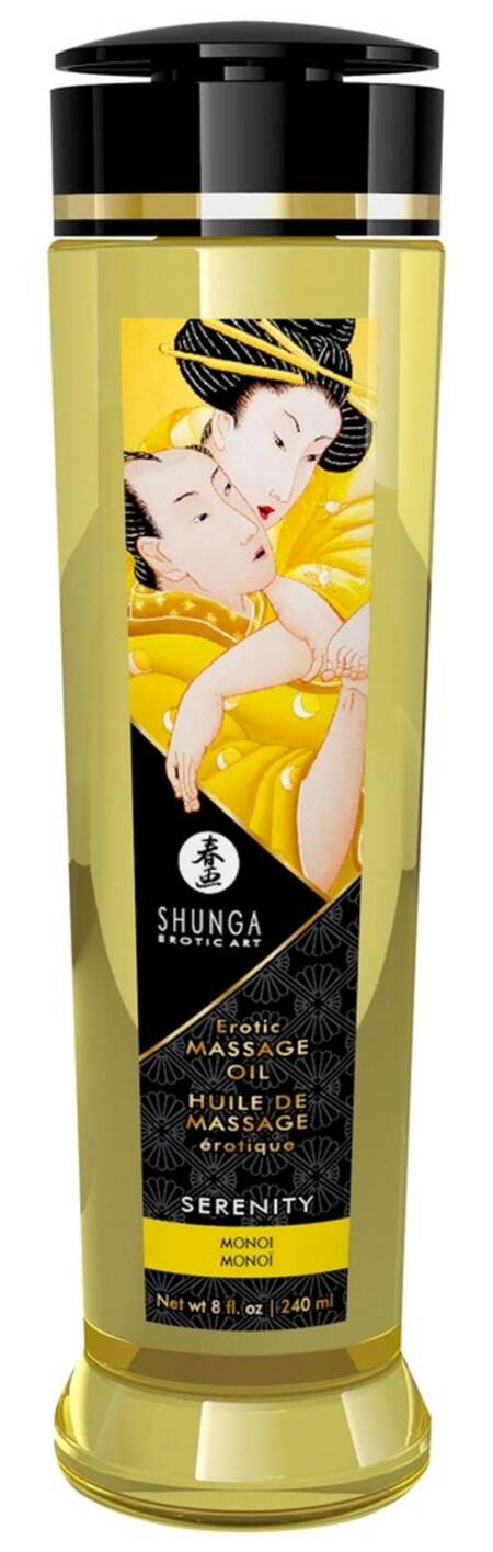 Olejek do masażu erotycznego Shunga Serenity Monoi 240 ml