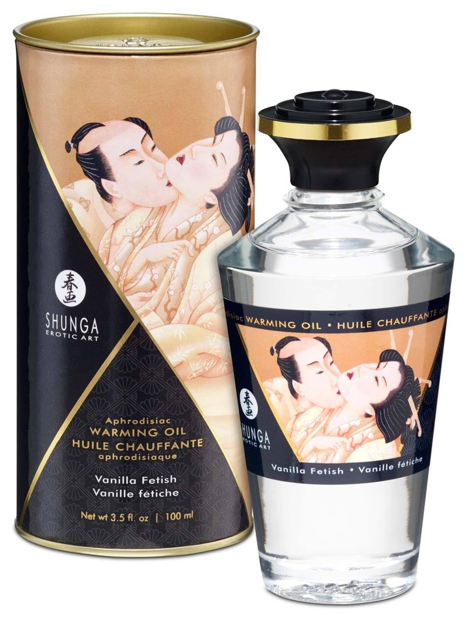 Olejek do masażu rozgrzewający waniliowy Shunga Vanilla Fetish