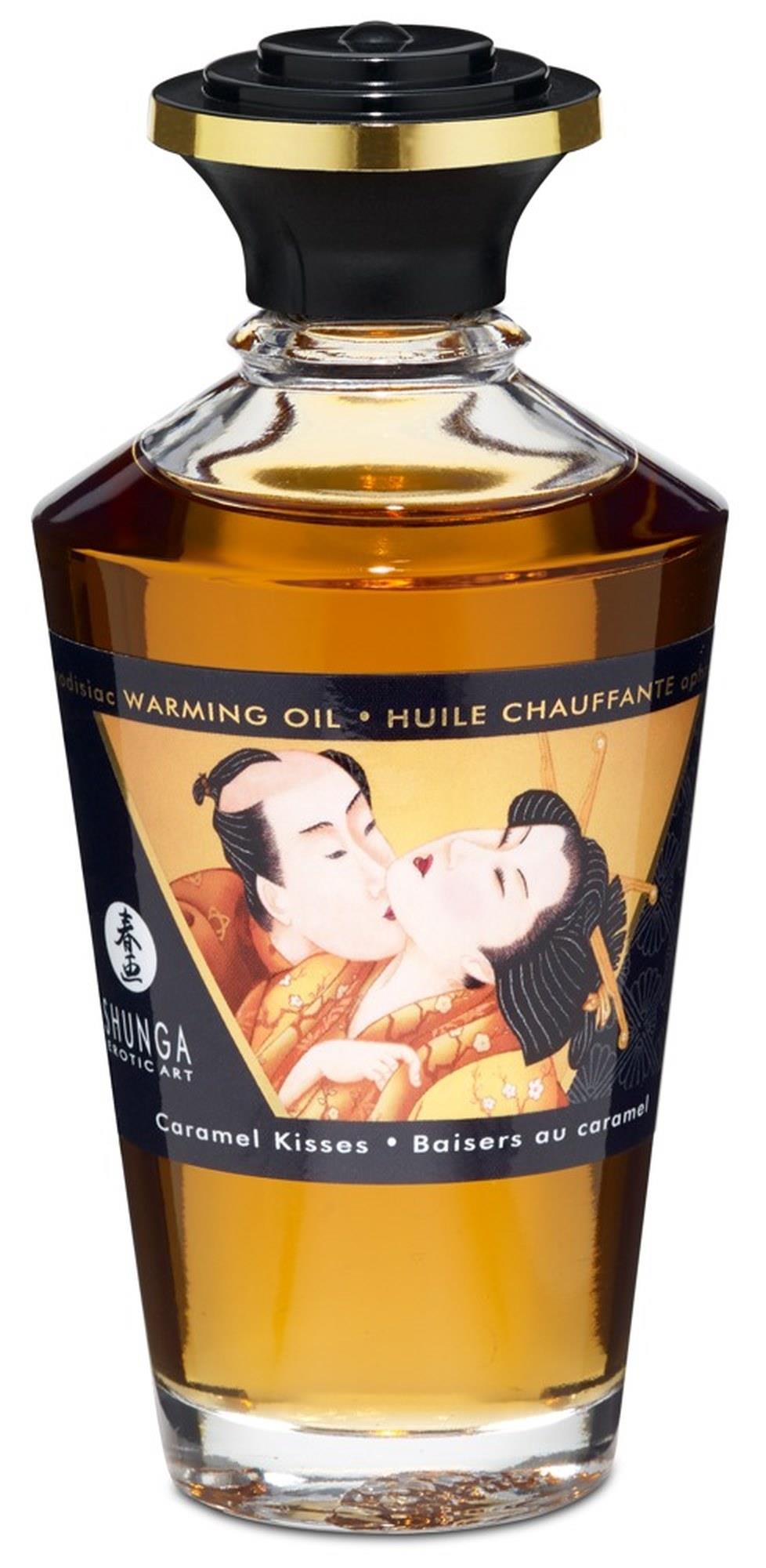 Olejek rozgrzewający do masażu Shunga Caramel Kisses 100 ml - obrazek 4