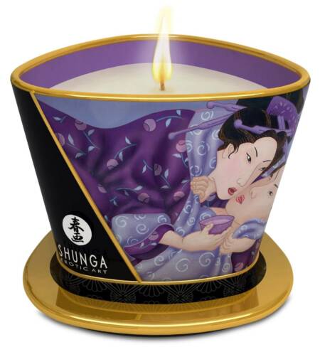Świeca do masażu Shunga Libido owoce egzotyczne