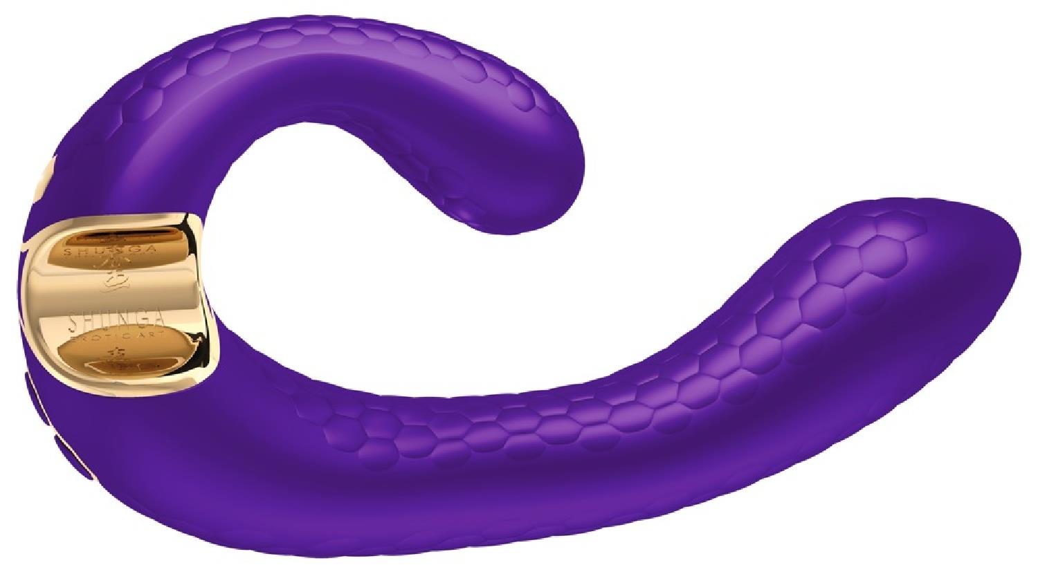Wibrator punktu G Shunga Miyo fioletowy silikonowy USB - obrazek 3