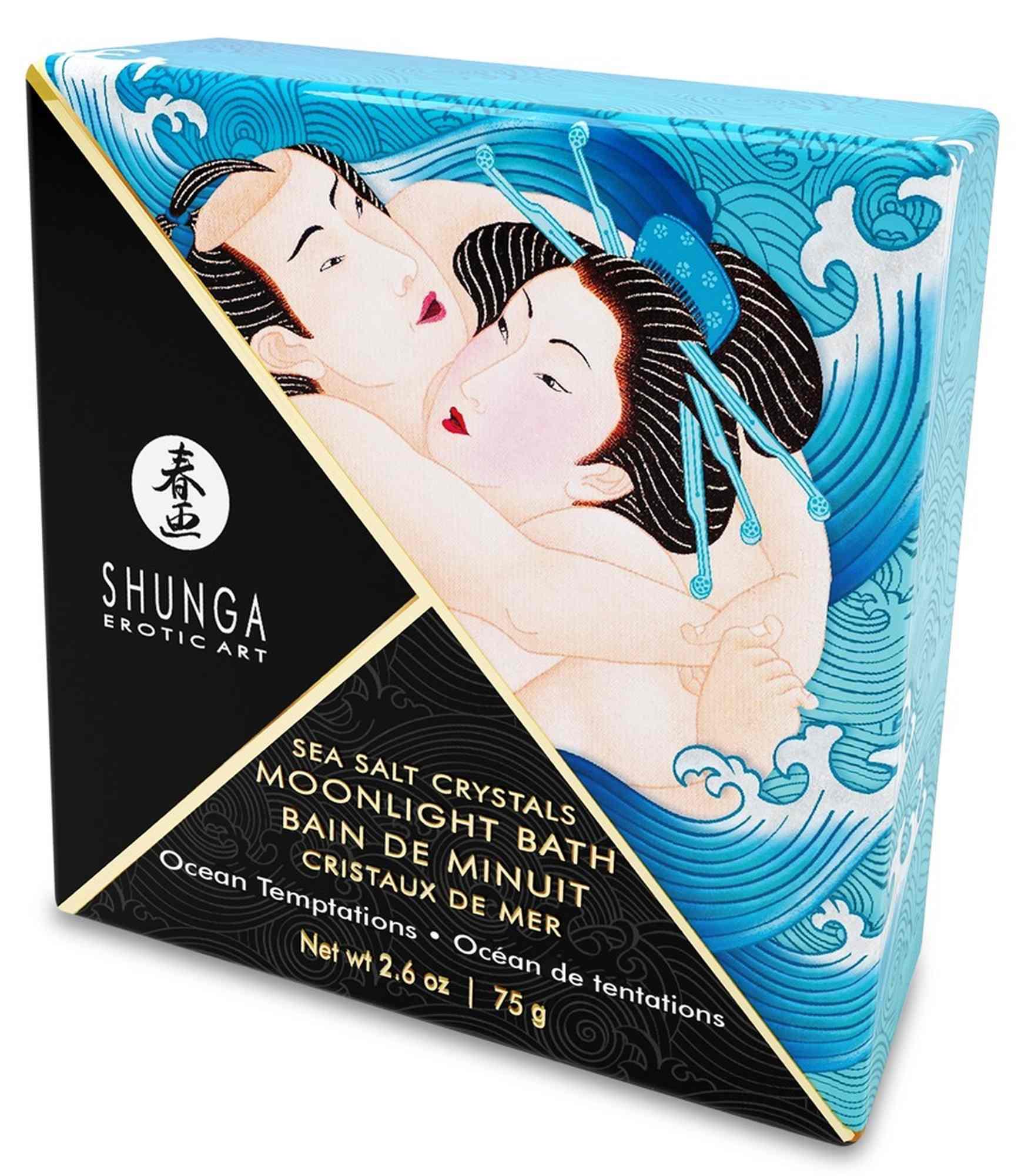 Kryształki soli morskiej do kąpieli Ocean Breeze Shunga niebieskie - obrazek 2