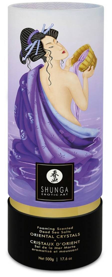 Sól do kąpieli Shunga Oriental Crystals owoce egzotyczne fioletowa