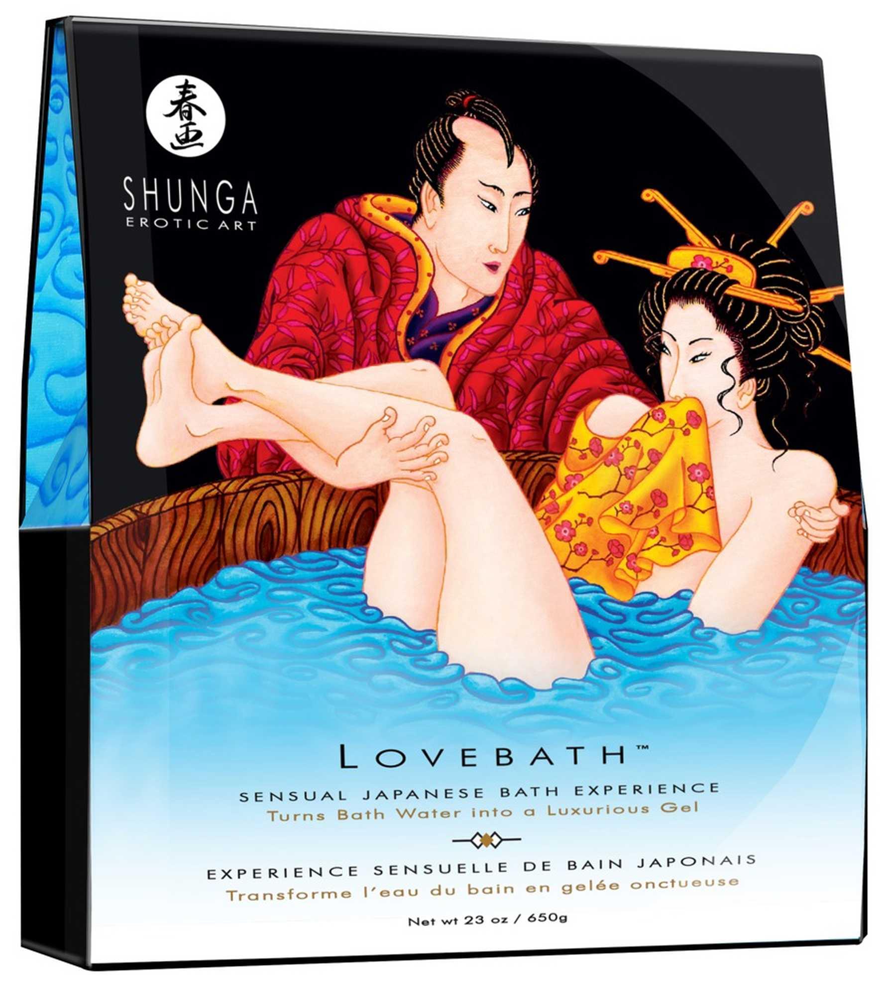 Żel do kąpieli Lovebath Ocean Shunga 650 g - obrazek 3