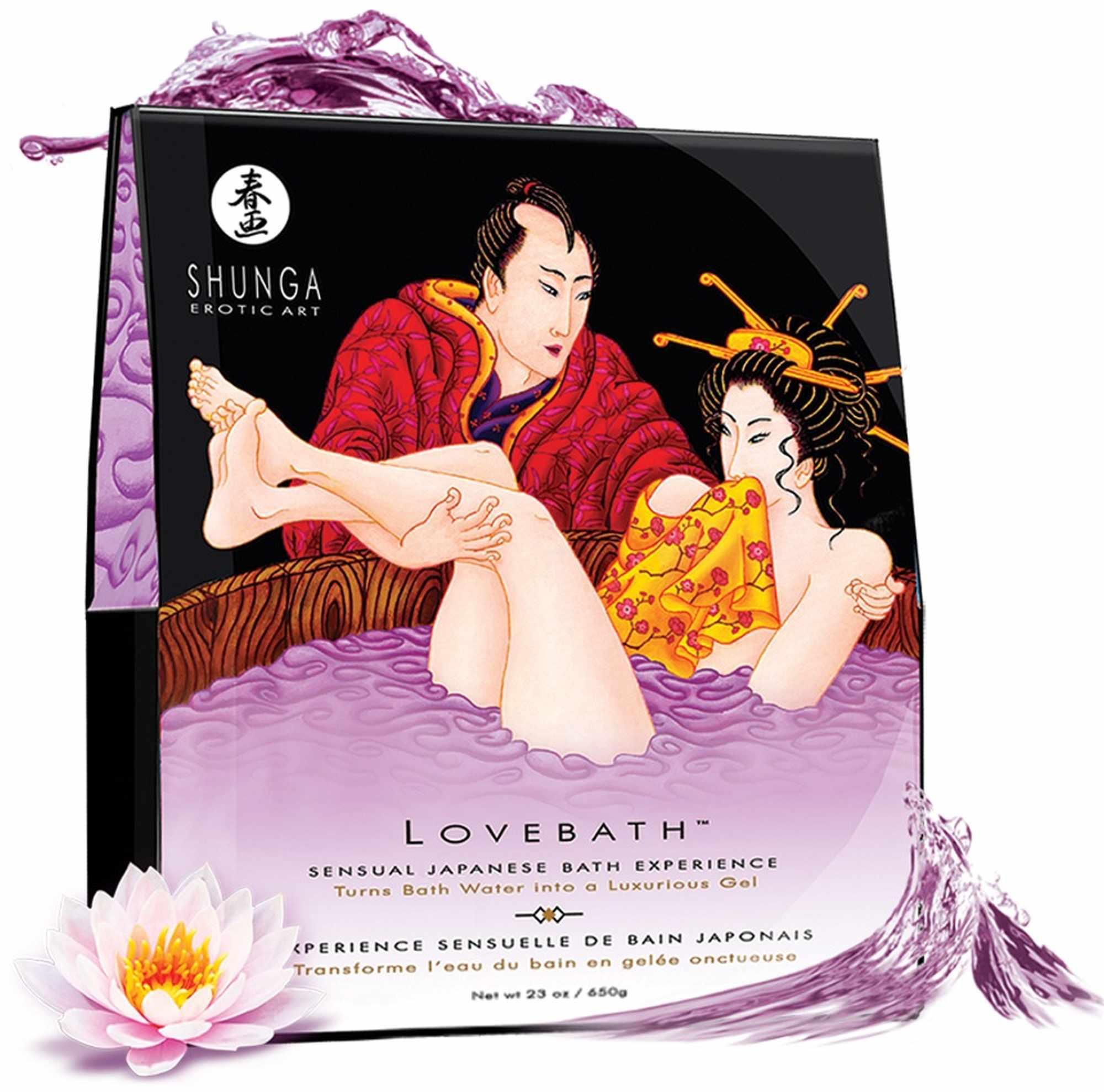 Żel do kąpieli Lovebath Lotus Sensuel Shunga - obrazek 2