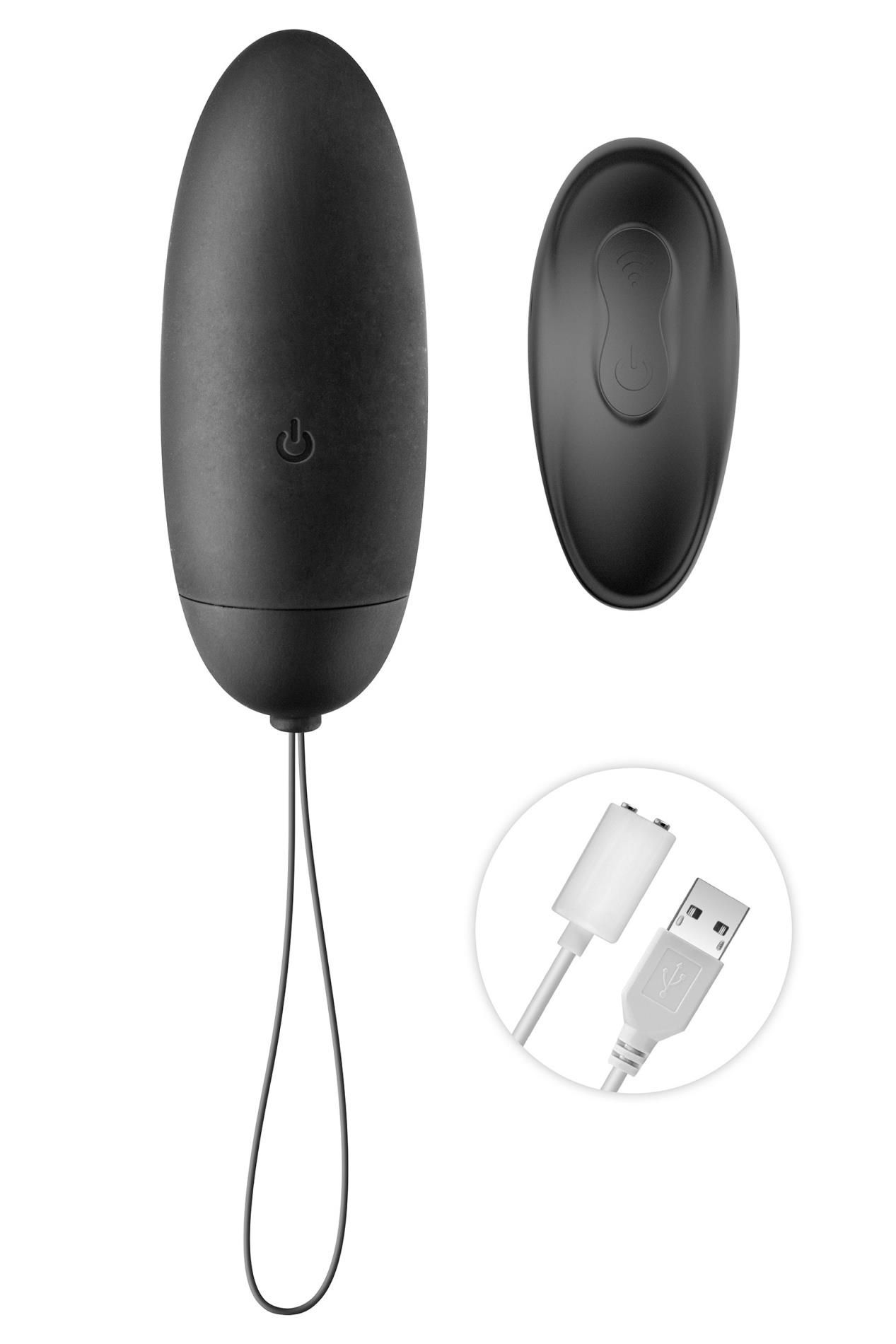 Jajeczko wibrujące Black Empire My Empress 9 trybów USB - obrazek 4