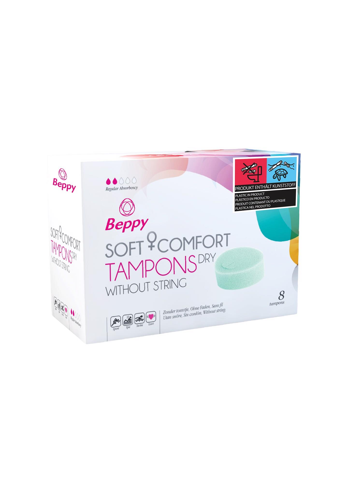 Tampony Beppy Soft Comfort Dry Natural 8 szt - obrazek 2