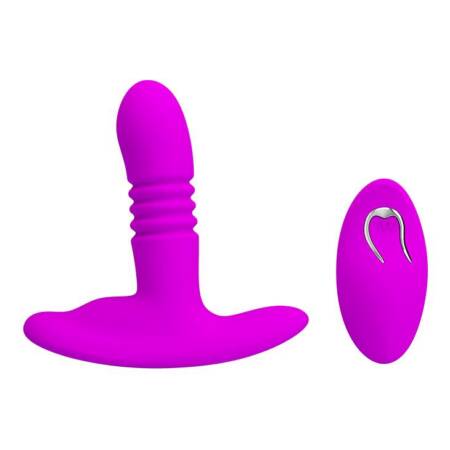 Wibrator analny silikonowy Pretty Love Heatcher 12 wibracji USB zdalny