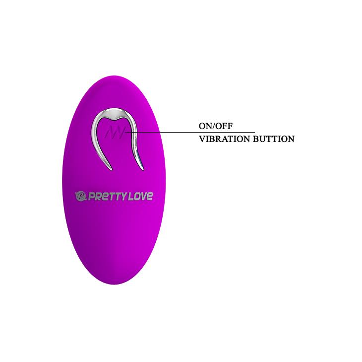 Wibrator analny silikonowy Pretty Love Heatcher 12 wibracji USB zdalny - obrazek 6