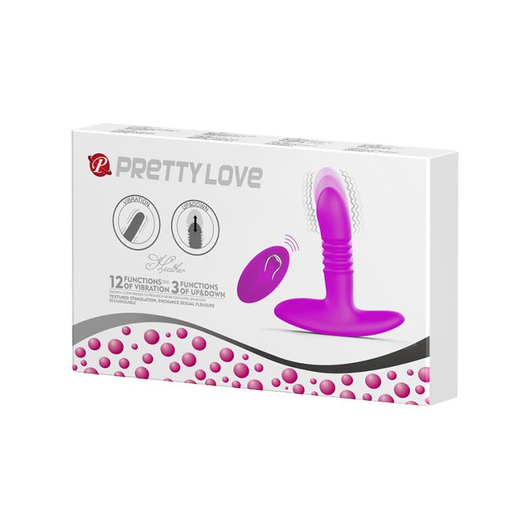 Wibrator analny silikonowy Pretty Love Heatcher 12 wibracji USB zdalny - obrazek 10