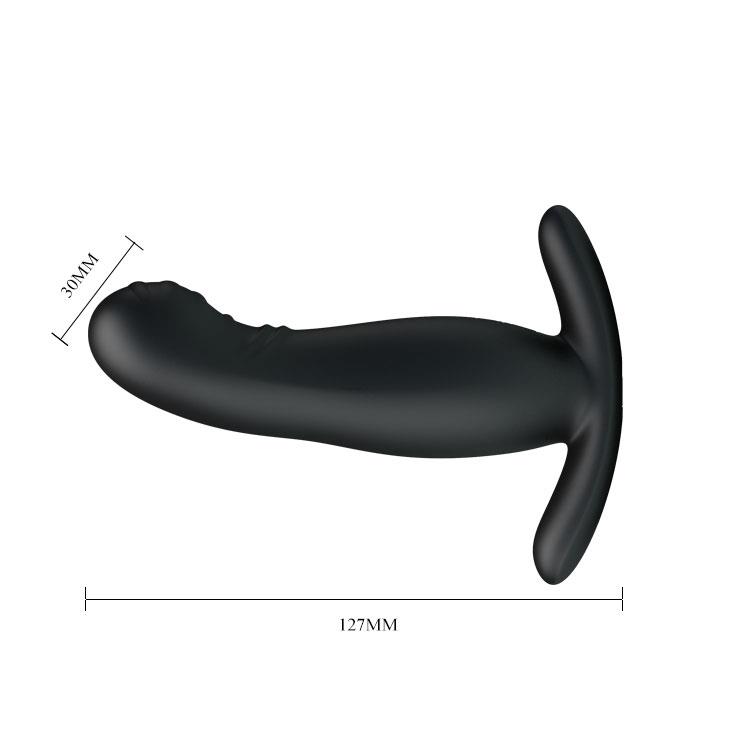 Masażer prostaty Pretty Love wibrujący łaskoczący czarny USB 13 cm - obrazek 5
