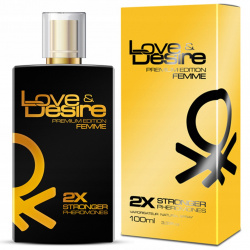 Feromony damskie Love Desire Złoty 100 ml - obrazek 2