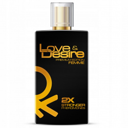 Feromony damskie Love Desire Złoty 100 ml - obrazek 3