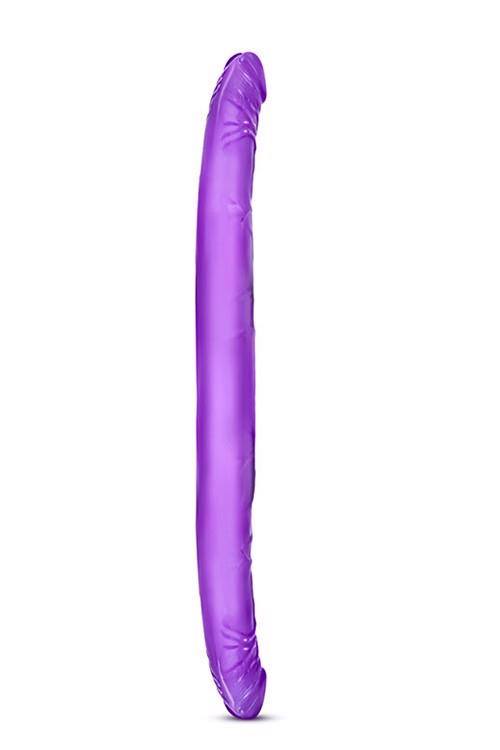Dildo podwójne fioletowe 41 cm Blush B Yours - obrazek 2