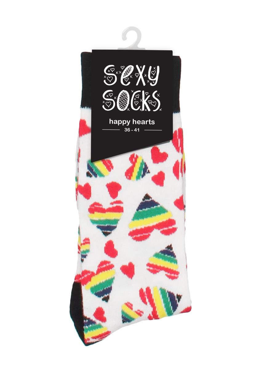 Skarpetki Sexy Socks Happy Hearts 36 41 - obrazek 4