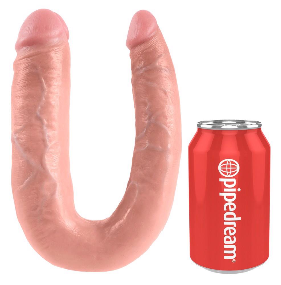 Podwójne dildo King Cock Large Double Trouble PVC 43 cm - obrazek 2
