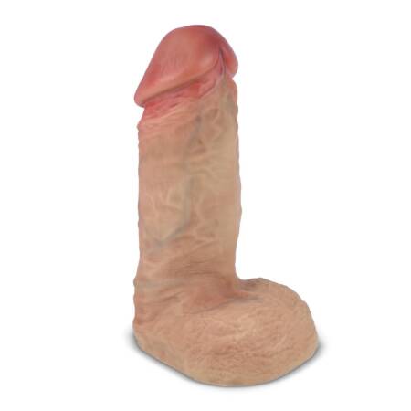 Dildo XL termoaktywne Silexd Premium Real Skin Model 1 cieliste 30 cm
