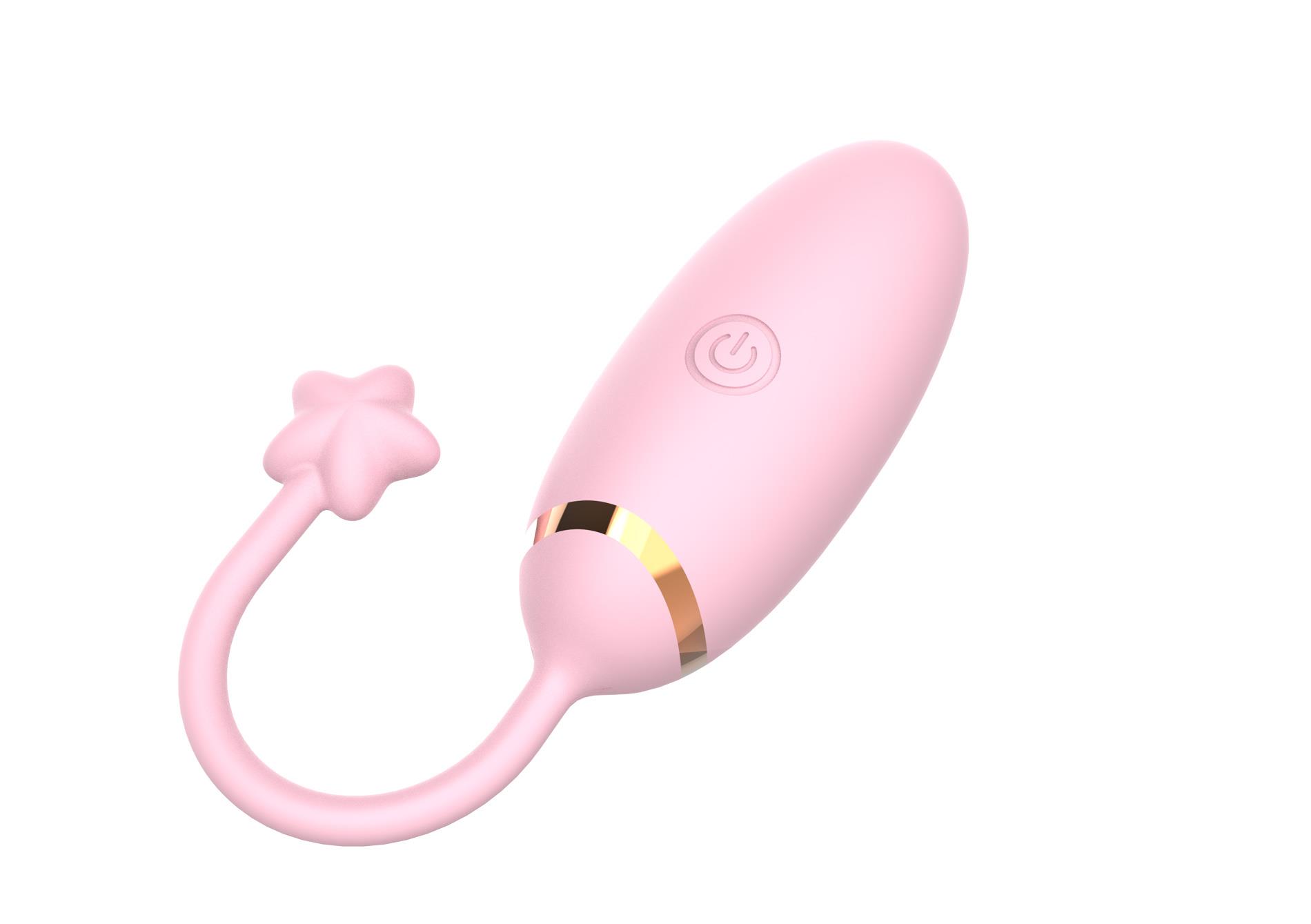 Jajko wibrujące z aplikacją B Series Cute silikonowe 8 cm - obrazek 4
