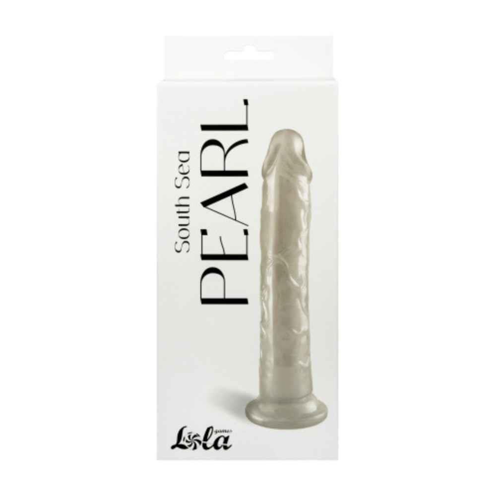 Dildo perłowe Pearl realistyczne 20 cm z przyssawką - obrazek 3
