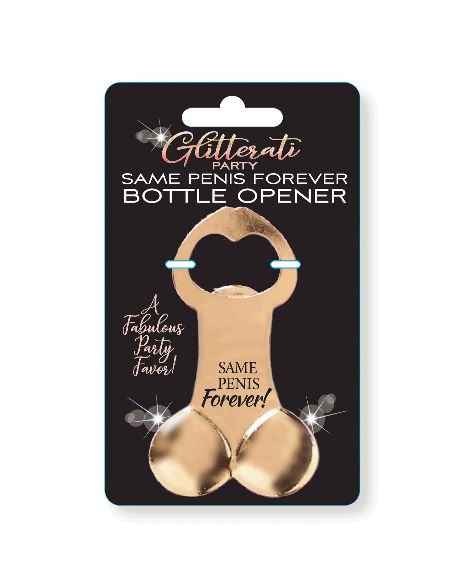 Otwieracz do butelek Glitterati Same Penis Forever