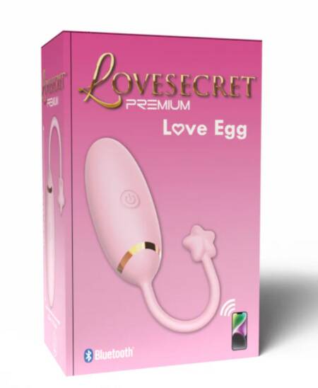 Jajko wibrujące Lovesecret sterowane aplikacją różowe